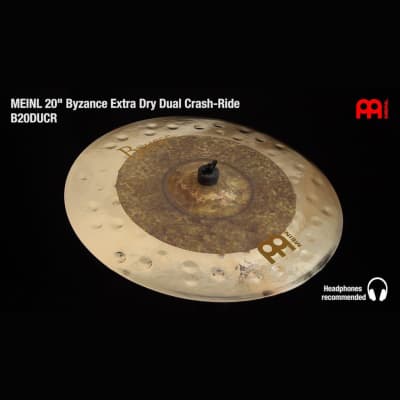 Meinl Byzance Dual Crash Ride Cymbal 20" image 2