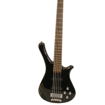 Warwick Rockbass Fortress 5-String Bass Guitar, Black for sale