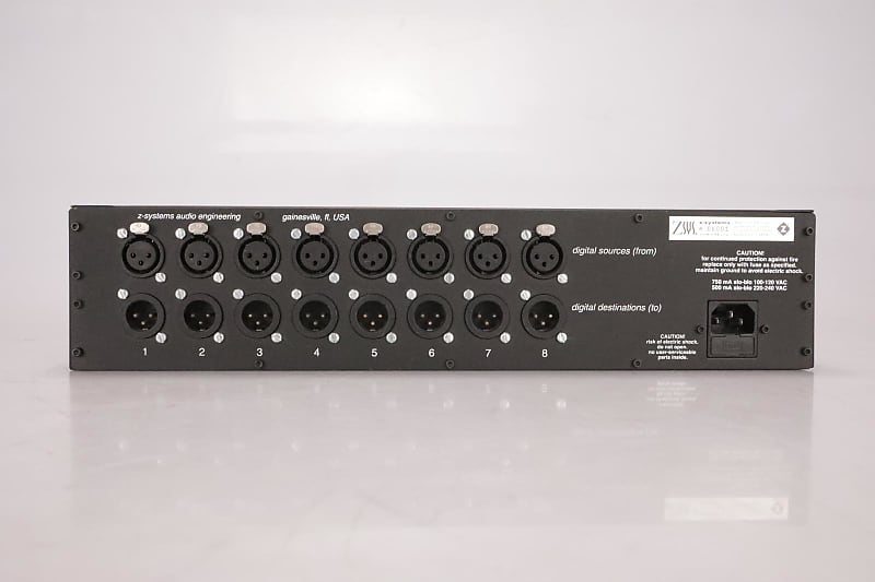 ZSYS Z-Systems z-8.8 Digital Detangler Audio AES/EBU Router