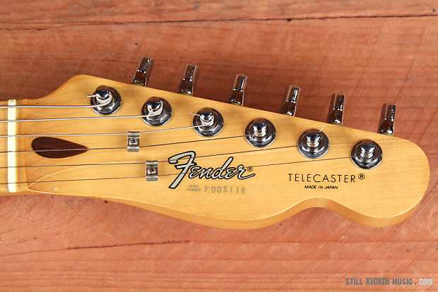 Fender Japan Telecaster イエロー Qシリアル　中古品 Yahoo!オークション -「fender japan aシリアル」の落札相場