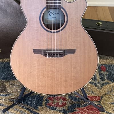 Takamine P3FCN Pro Series 3 FCN Cutaway Classical Nylon-String  Acoustic/Electric Guitar Natural Satin | Reverb
