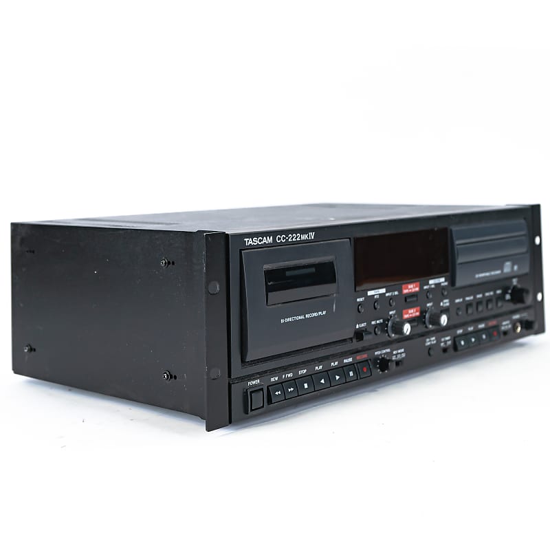 TASCAM CC-222 CC 222 MKIV Combination CD Recorder and Cassette Player  Rackmount