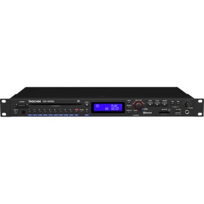 TASCAM CD-400U CD/SD/USB Player with Bluetooth and AM/FM Tuner image 1