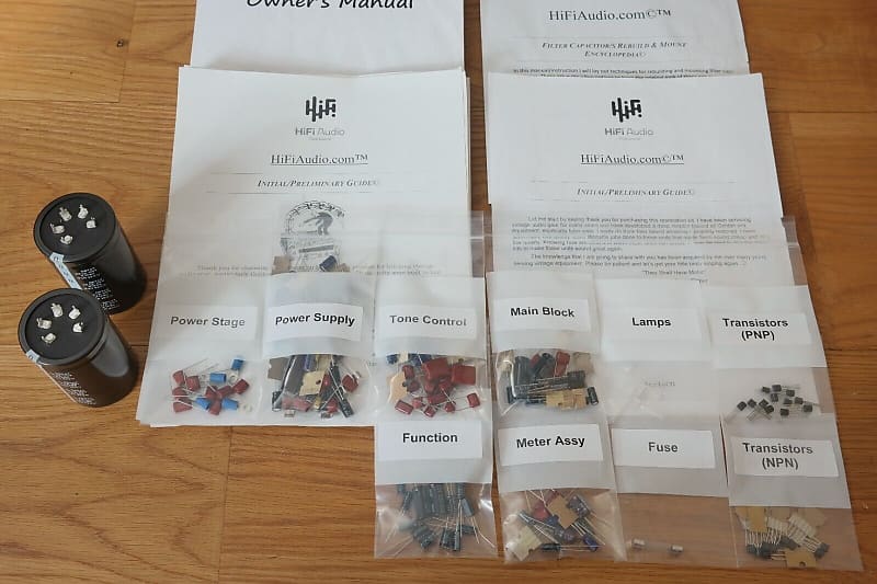 Yamaha CA-1010 restoration kit filter capacitor repair rebuild fix  			