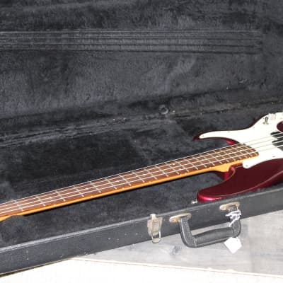 Fender American Precision Plus Bass 1990 Candy Apple Red with case! image 18