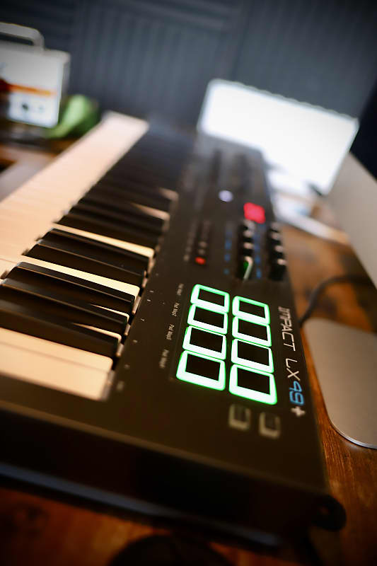 Nektar Impact LX49+ USB MIDI Keyboard Controller 2016 - 2021 - Black image 1
