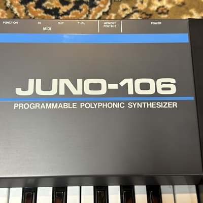 Roland Juno-106 61-Key Programmable Polyphonic Synthesizer 1985 w/ Box (2nd owner) image 7