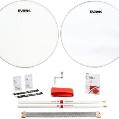 Evans UV1 Snare Tune-up Kit - 14-inch (2-pack) Bundle