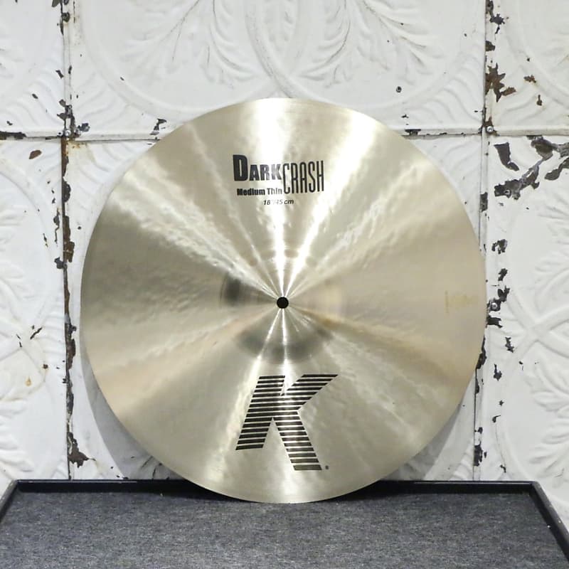 Zildjian K Dark Medium Thin Crash Cymbal 18in (1484g) | Reverb Canada