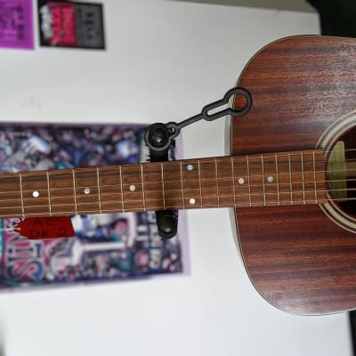 Eastman AC-DR2 Solid Sapele Dreadnought Natural image 3