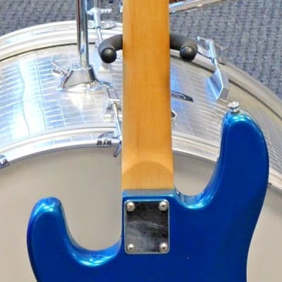 Unbranded 4-String Sub Bass Style Electric Bass! Electric Blue Finish! VERY NICE!!! image 6