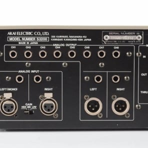 AKAI S3200 MIDI Stereo Digital Sampler LOADED SCSI ADAT AES NEEDS REPAIR #26605 image 8