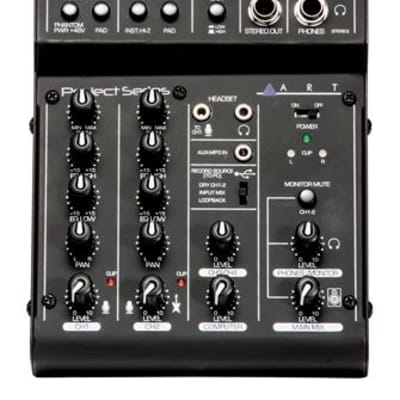 Talent MIX-R 3-Channel 4-In 2-Bus Compact Portable Stereo Mixer with USB  Audio & +20V Phantom Power