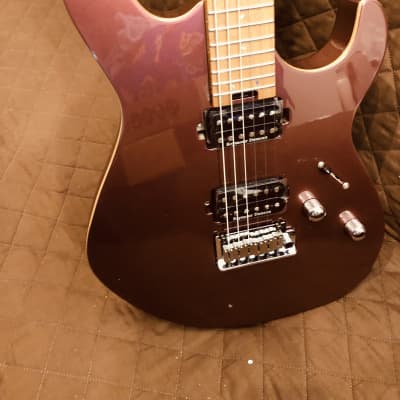 Cort G300PROVVB G Double Cutaway Solid Maple Top Basswood Body Roasted Maple Neck 6-Electric Guitar image 9