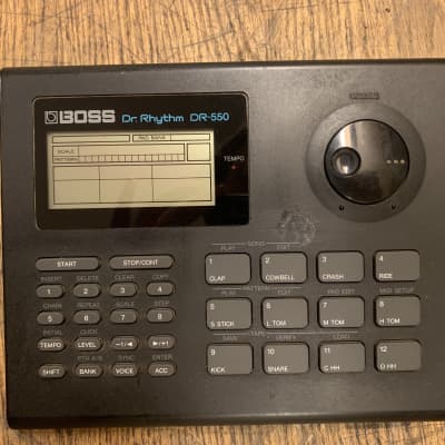 Set of two Boss DR-550 Dr. Rhythm 1989-1991 - Black