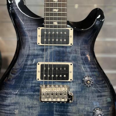 PRS Paul Reed Smith CE 24 Guitar, Rosewood Fretboard, Faded Blue Smokewrap Burst image 7