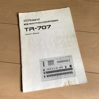 Roland TR-707 English Owner’s Manual