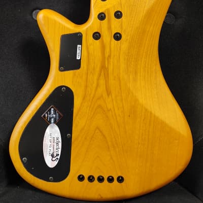 SCHECTER Bassgitarre, Session Stiletto 5, Aged Natural Satin image 7