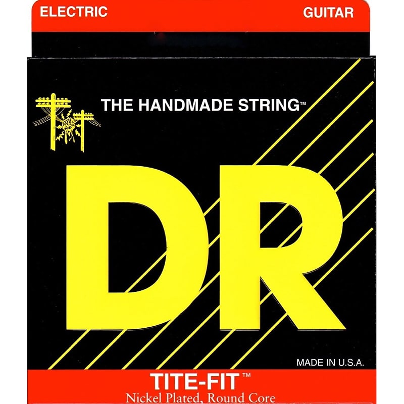 DR Strings Tite-Fit Electric Guitar Strings, 10-50, MH-10, Medium-Heavy image 1