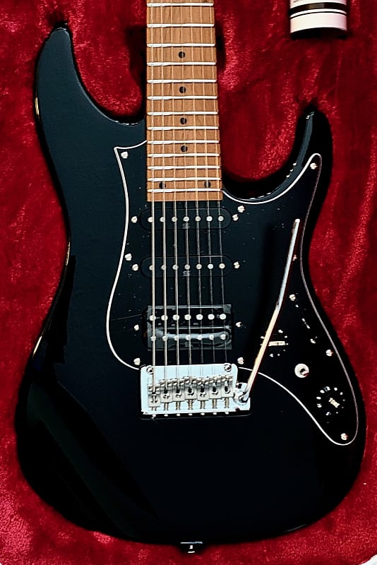 Ibanez AZ 24047 Prestige Gloss Black 7 String Guitar Made in