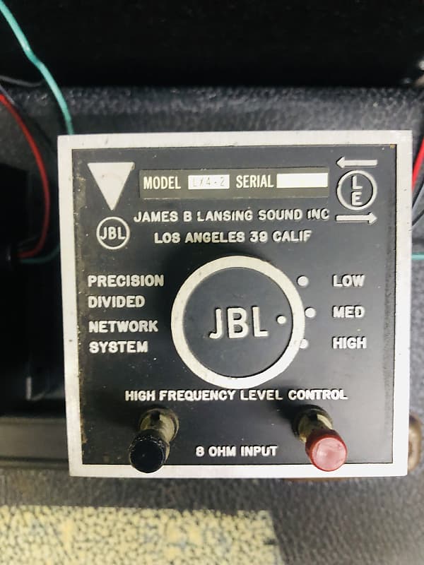 JBL LX4-2 Crossover Network For LANCER 77 Speakers - PAIR - Working - Two  Units