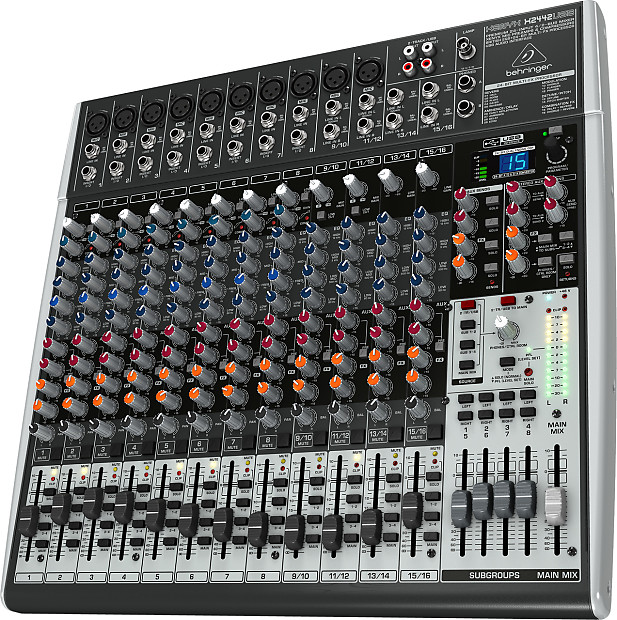 Behringer Xenyx X2442USB 24-Input Mixer with USB and Effects image 1