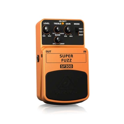 Behringer SUPER FUZZ SF300 3-Mode Fuzz Distortion Instrument Effects Pedal image 2