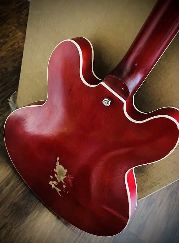 Chinese Replica Chibson Clapton Relic 335 Worn Cherry