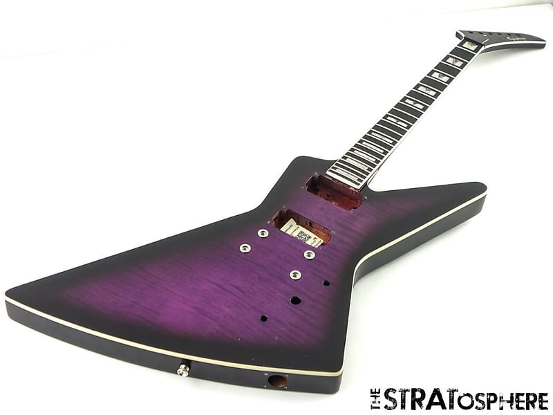 2022 Epiphone Prophecy Extura BODY +NECK Guitar Purple Tiger Aged Gloss