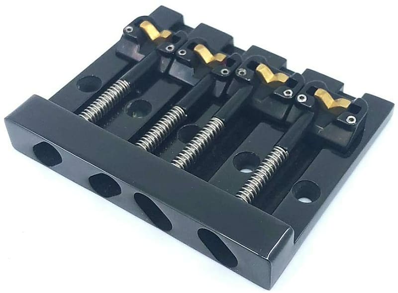 Hipshot 4 String Kickass Bass Bridge Black Reverb 6858