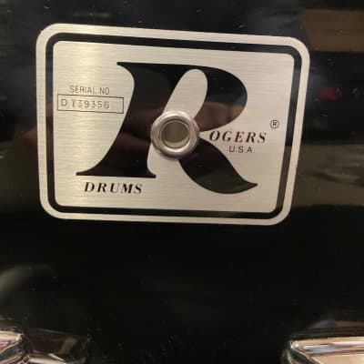 Rogers - 20x14" Big-R, Bass Drum 1975 - Jet Black. Excellent! image 2
