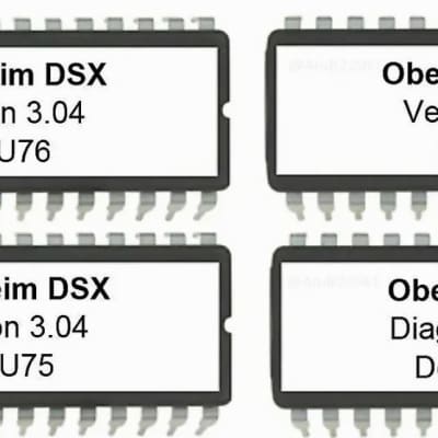 Oberheim DSX - Version 3.04 Firmware + Debug Repair OS update upgrade EPROM image 1