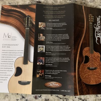 McPherson Guitar Brochure image 3