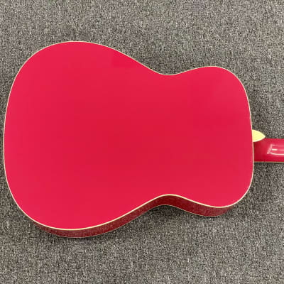 Regal San Francisco Resonator Guitar  - Red image 4