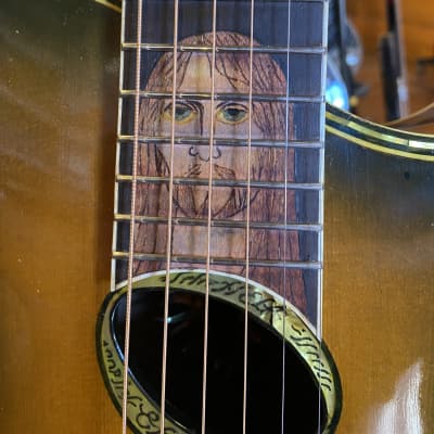 Custom Lord of the Rings  Acoustic Guitar "My Precious" image 13