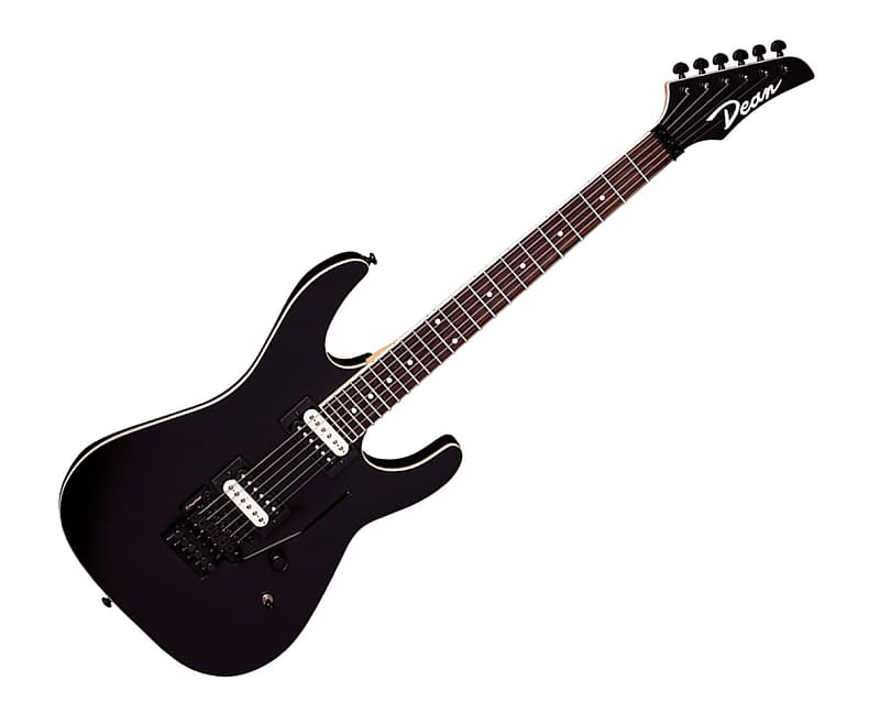 Dean MDX Electric Guitar w/Floyd - Black Satin image 1