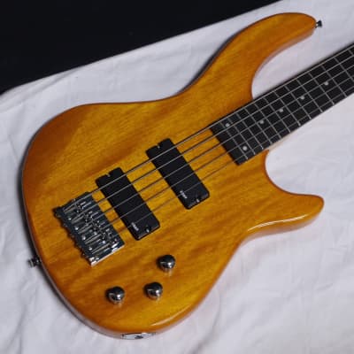 DEAN Edge 1 5-String electric Bass guitar Trans Amber w/ Gig Bag NEW image 3