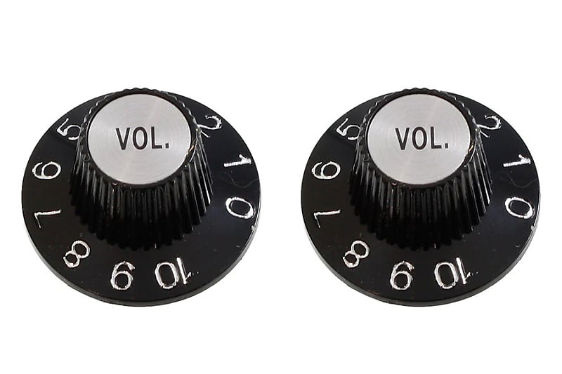 Witch Hat Volume Knobs Set of 2 Black | Reverb