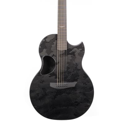 McPherson Sable Carbon Fiber Guitar with CAMO Top and Black Hardware image 1