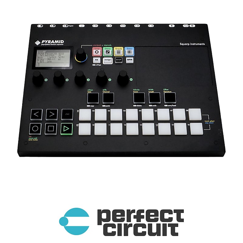 PYRAMID MIDIコントローラー Pyramid mk2 Sequencer by Squarp [REVIEW] — Pro Audio Files