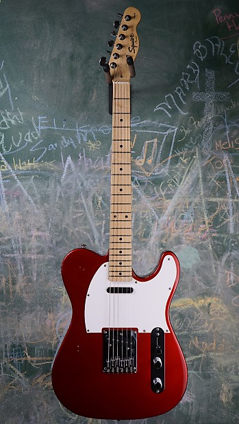 Squier telecaster candy apple red sales