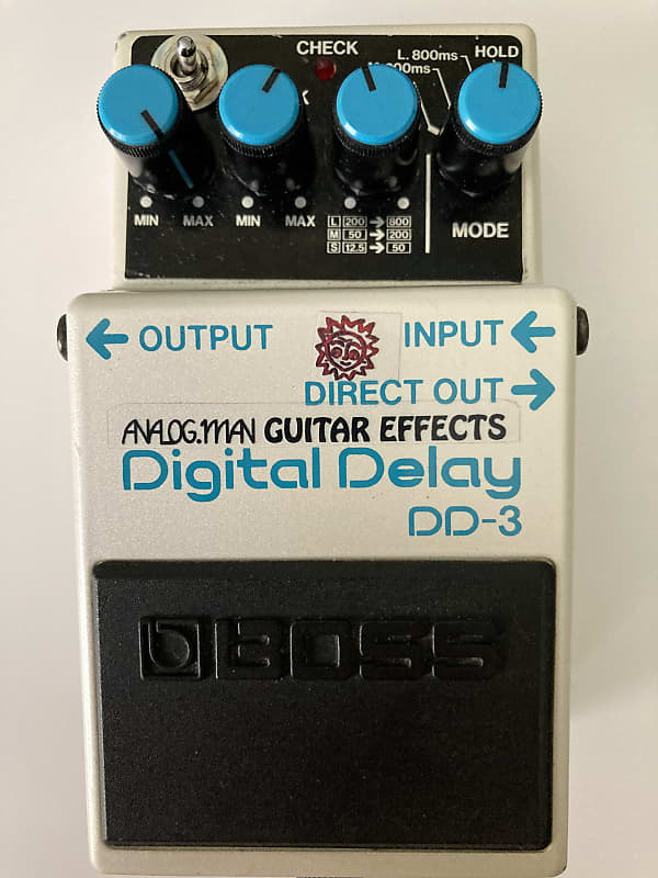 ギター Analog.man boss DD-3 high cut mod Boss DD-3 Analogman Hi cut mod | Reverb