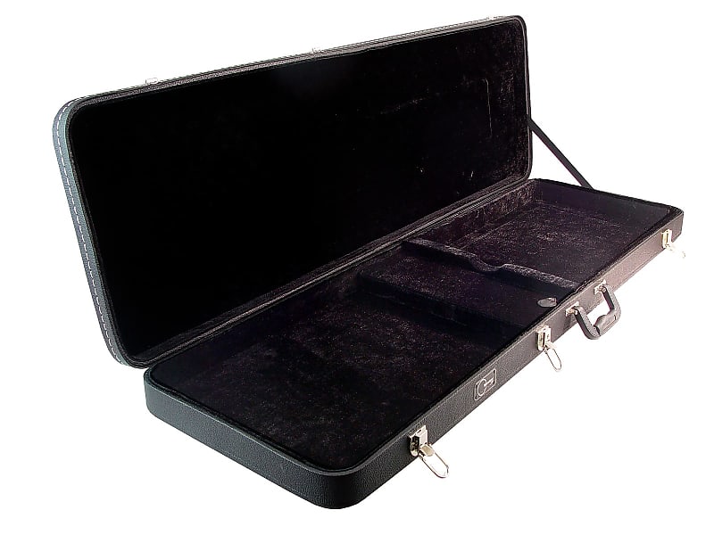 ProRockGear Rectangular Electric Guitar Case Black Reverb