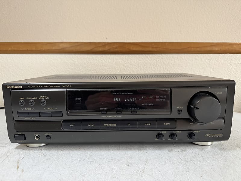 Technics SA-EX310 Receiver HiFi Stereo Vintage 5.1 Channel Home Theater Phono  			