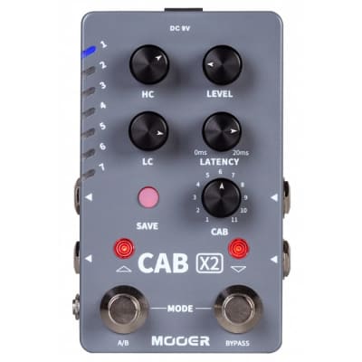 MOOER CAB X2 Stereo Cabinet Simulator Effektpedal image 1
