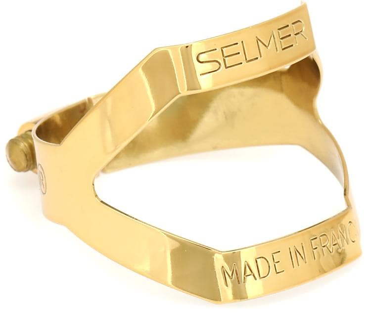 Selmer Paris 434T54 Tenor Saxophone Inverted Ligature - Brass with Gold Lacquer Finish image 1