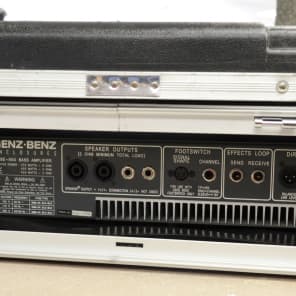 Genz Benz GBE 600 625W Rackmount Bass Amp Head with Gator Hard Case image 5