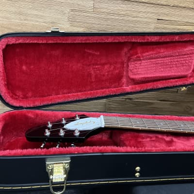 Epiphone Kirk Hammett 1979 Flying V guitar  2023 - Ebony Gloss 7lbs 4oz. w/ hard case. New! image 18