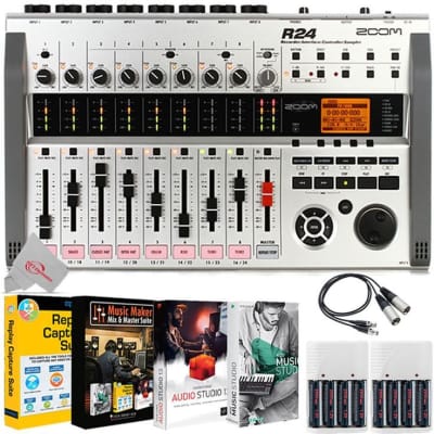 Zoom R24 Multi-Track Recorder, Interface, Controller, and Sampler 