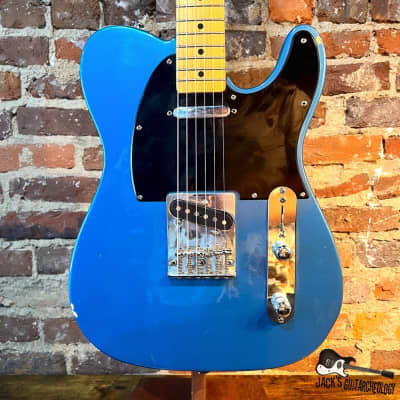 Fender Telecaster MIM Electric Guitar (1991 - Lake Placid Blue) image 1